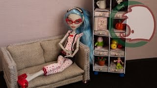 Как сделать шкаф  стеллаж для куклы How to make shelving for dolls [upl. by Chabot]