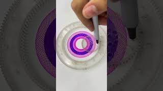 ASMR Art Therapy Relaxing Visuals for Stress Relief  Calming Artwork shorts spirograph 2024 [upl. by Nahama]