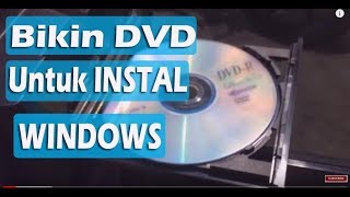 Cara Burning dan Membuat DVD Windows 10 Bootable dari File ISO [upl. by Kenti771]