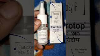 Flurotop Nasal Spray Fluticasone Nasal Spray Ip Medicines Adda medicine medicinereview short [upl. by Hudgens526]