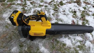 DeWalt 20 Volt Max Leaf Blower  DCBL722B  Battery Test [upl. by Hazel99]