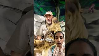 Zoo keeper ni vadhalaleni animals 😨🥹😳 telugufacts zoo sookper animal emotions [upl. by Leuqram259]