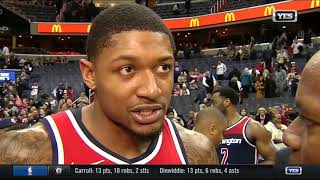 Bradley Beal praises the Nets grit [upl. by Asusej]