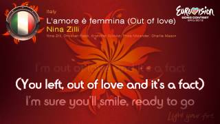 Nina Zilli  quotLamore È Femmina Out Of Lovequot Italy [upl. by Kcir]