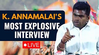 Annamalai Interview Live Annamalai Cites 3 Reasons Why BJP Is Just The Right ChoiceElection 2024 [upl. by Lenwood]