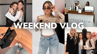 WEEKEND VLOG ❥ events in nyc driving anxiety brunch amp bday dinners [upl. by Aneert]