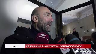 14 OTTOBRE 2024  BARI M5S NICOLA GRASSO NUOVO ASSESSORE A TRASPARENZA E LEGALITÀ [upl. by Aaronson]