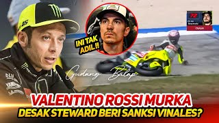 VALENTINO ROSSI MURKA🔥MARCO BEZZECCHI CRASH LAGIDUGAAN KUAT MASIH CIDERA GARAGARA MAVERICK VINALES [upl. by Ailisec]