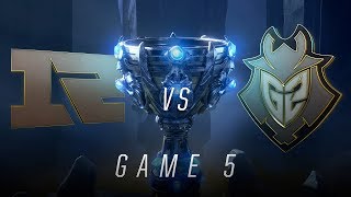 RNG vs G2  Quarterfinal Game 5  World Championship  Royal Never Give Up vs G2 Esports 2018 [upl. by Arracot]