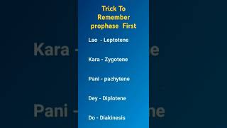 How to learn prophase 1 cell cycle and cell division biologybiology Short video [upl. by Orwin]