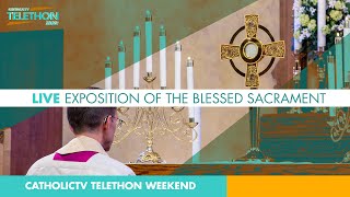 Exposition of the Blessed Sacrament amp Prayers for Our Viewers Day 2 [upl. by Burgwell]