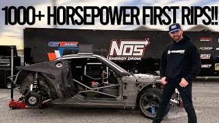 1000 WHP GTR Motor Swapped Z First Drive Insanely Fast [upl. by Marolda]