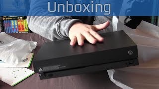 Xbox One X Unboxing HD 1080P [upl. by Aigil985]