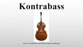 Kontrabass [upl. by Tiff]