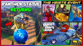 NEW GTA Online HEIST Event PANTHER STATUE RETURNS DIAMONDS MONEY GTA 5 2024 GTA Online Update [upl. by Mientao]