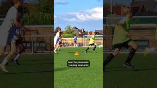 Keep the possession soccer football training [upl. by Earvin397]