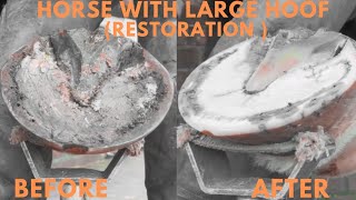 Shire Horse Complete restoration Shire Horse Restoration Compilation shirehorse huge massivehoof [upl. by Annahsat943]