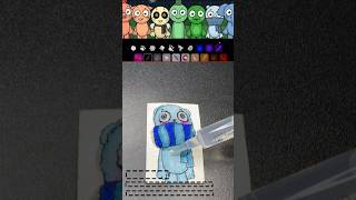 I drew Paul the Bear from Incredibox Abgerny with Magic Sponge abgerny incredibox [upl. by Carlee]