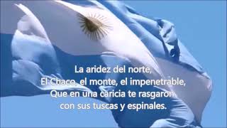 Poesía a la Bandera Argentina [upl. by Dennis]