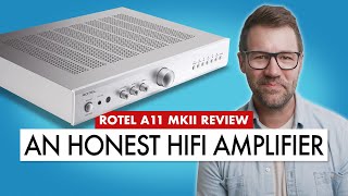 A GREAT AMPLIFIER to Get Started in HIFI  ROTEL A11 MKII Review [upl. by Naie]