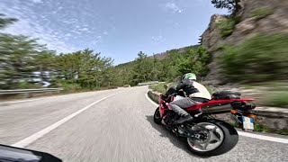 Passo delle Capannelle  strade da moto  Abruzzo  GoPro  Ktm Duke 890R [upl. by Aliza]