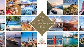 Cunard  Summer 25  On Sale Now [upl. by Adiuqal]