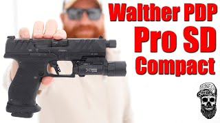 Walther PDP Pro SD Compact First 500 Rounds The Pistol James Bond Wishes He Had [upl. by Nytram]