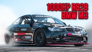 INSANE 1000hp BMW E92 M3 10k RPM RB26 drift MONSTER The Driftsquid [upl. by Zarah]