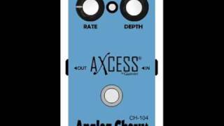 Pedal Chorus CH104 AXcess by GIANNINI  Mundomax TESTE [upl. by Niatsirhc]