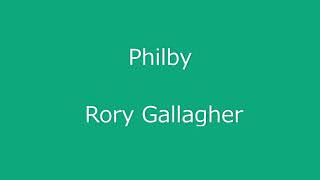 Philby Rory Gallagher guitar tab score [upl. by Edwin818]