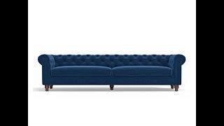 Make a Charming Sitting With Blue Velvet sofa furniture livingroomfurniture home homedecor [upl. by Notlit530]