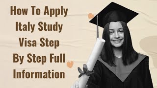 Study in Italy Complete process step by step  Scholarships in Italy  How to apply for Italy [upl. by Nnaxor]