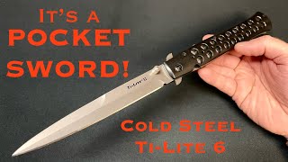 Cold Steel TiLite 6 Inch Folding Knife Review [upl. by Alleyne]