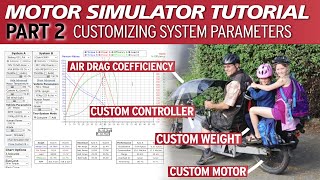 Grins Ebike Motor Simulator Tutoral PART 2 Overview of System Options [upl. by Atiras910]