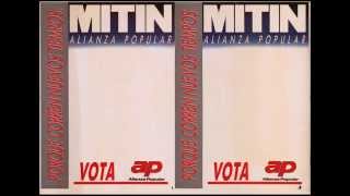 Alianza Popular Final Countdown  Europe  Jingle 1987 Elecciones europeas [upl. by Ardnusal]