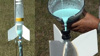 Oobleck in Water Rockets [upl. by Rovert]