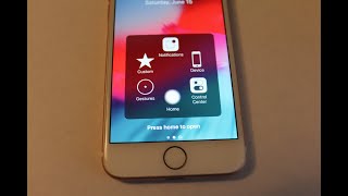 iPhone 7  7plus  8 plus How to turn on assistive touch if home button not working or lock button [upl. by Farmelo]