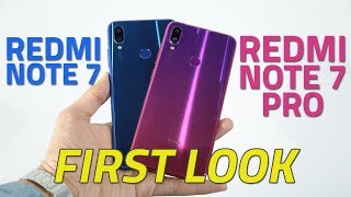 Redmi Note 7 Pro Redmi Note 7 First Look  Price in India Specs Features and More [upl. by Letnahc]