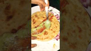 Try Chicken Paratha roll 😋 [upl. by Haimerej]