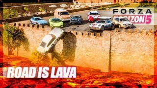 Forza Horizon 5  Road is Lava Competition [upl. by Oibirot]