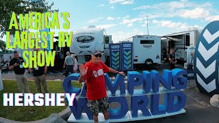 Americas Largest RV SHOW Hershey 2023 Day 1 [upl. by Finzer]