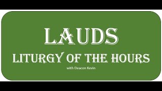 Tue Aug 13 2024 LoH LaudsMP Vol4of4 Tue 19ᵗʰ Wk in OT Liturgy of the Hours [upl. by Sirama]