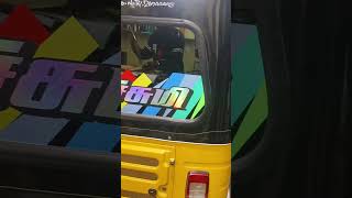 AUTO Rickshaw  Sticker Shop Chennai  Back Glass and Front Glass Sticker Work shorts auto [upl. by Innus]