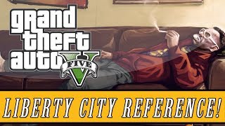 Grand Theft Auto 5  Vice City amp Liberty City quotWhite Widowquot Easter Egg GTA 5 [upl. by Datnow]