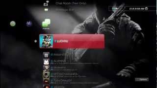 Black Ops 2 PS3 Dynamic Theme With Link [upl. by Arbmat]