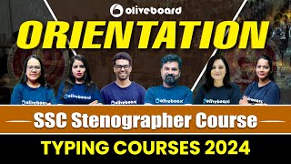 SSC Stenographer Course with Typing Courses  2024  Orientation Class  SSC Stenographer 2024 [upl. by Yorled]