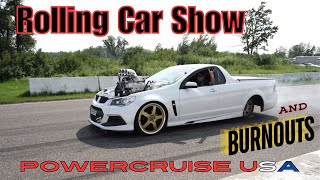 Burnouts on the Exit Road  PowerCruise USA [upl. by Gut]