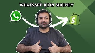 How to Add Whatsapp Chat to Shopify 2024 [upl. by Tine]