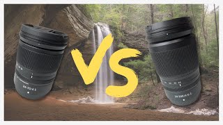 Nikon Z 2470 vs 24200  Landscape Photography [upl. by Vastah]