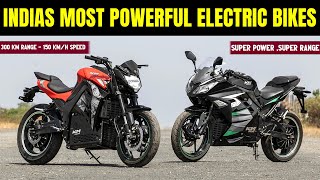 Top 10 Most Powerful Electric Bikes in India 2023  EV Bro [upl. by Neroled712]